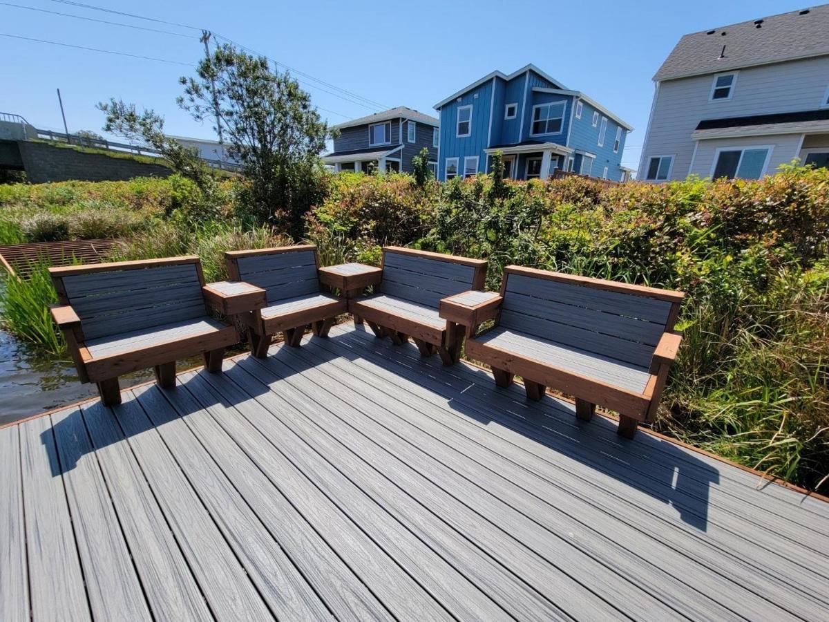 Villa Herons Haven On The Canal Ocean Shores Exterior foto